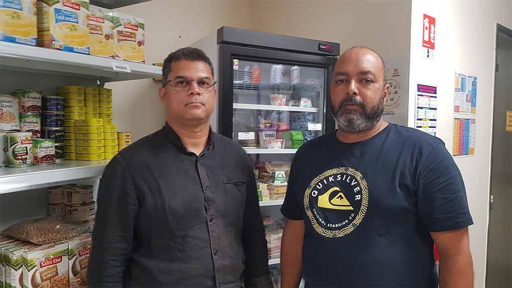 Président et Trésorier de l'association Atout 974